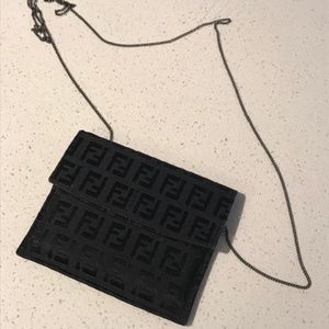 Authentic Fendi Cigarette case on chain